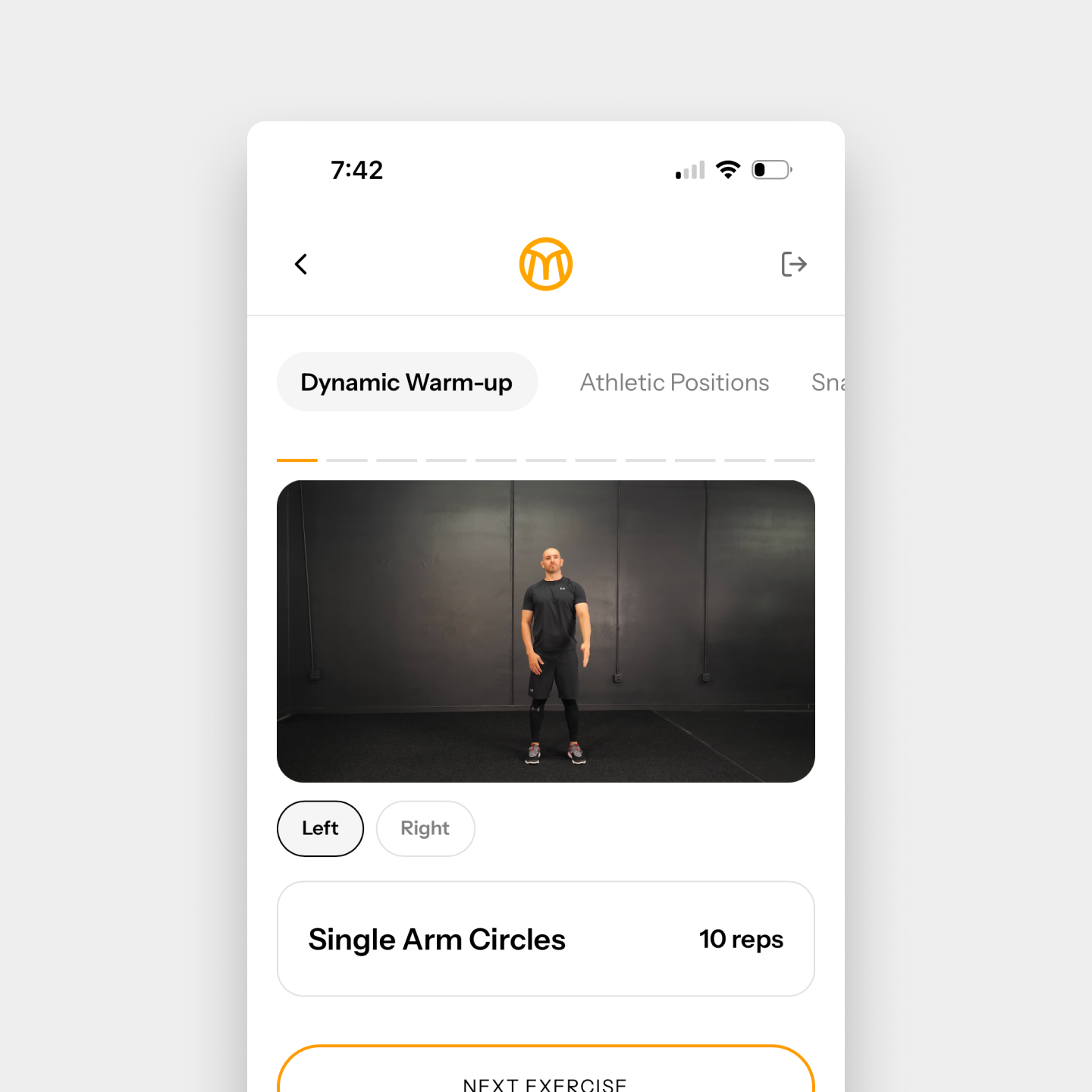 Method19 guided strength exercise